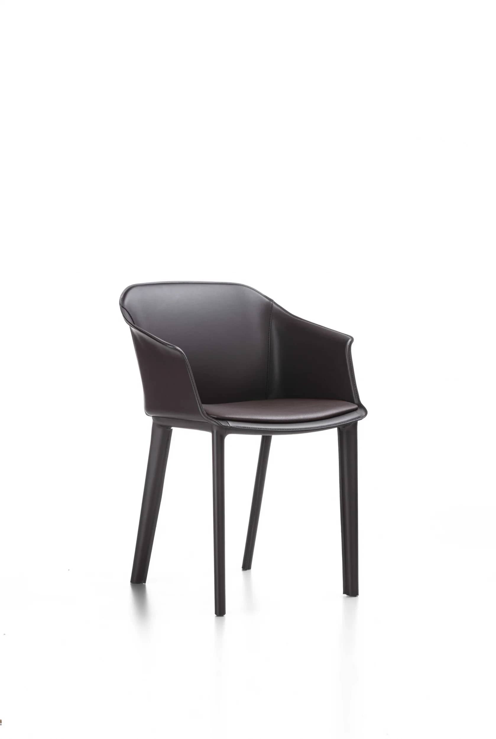 Sedia in cuoio Celine - vista 1