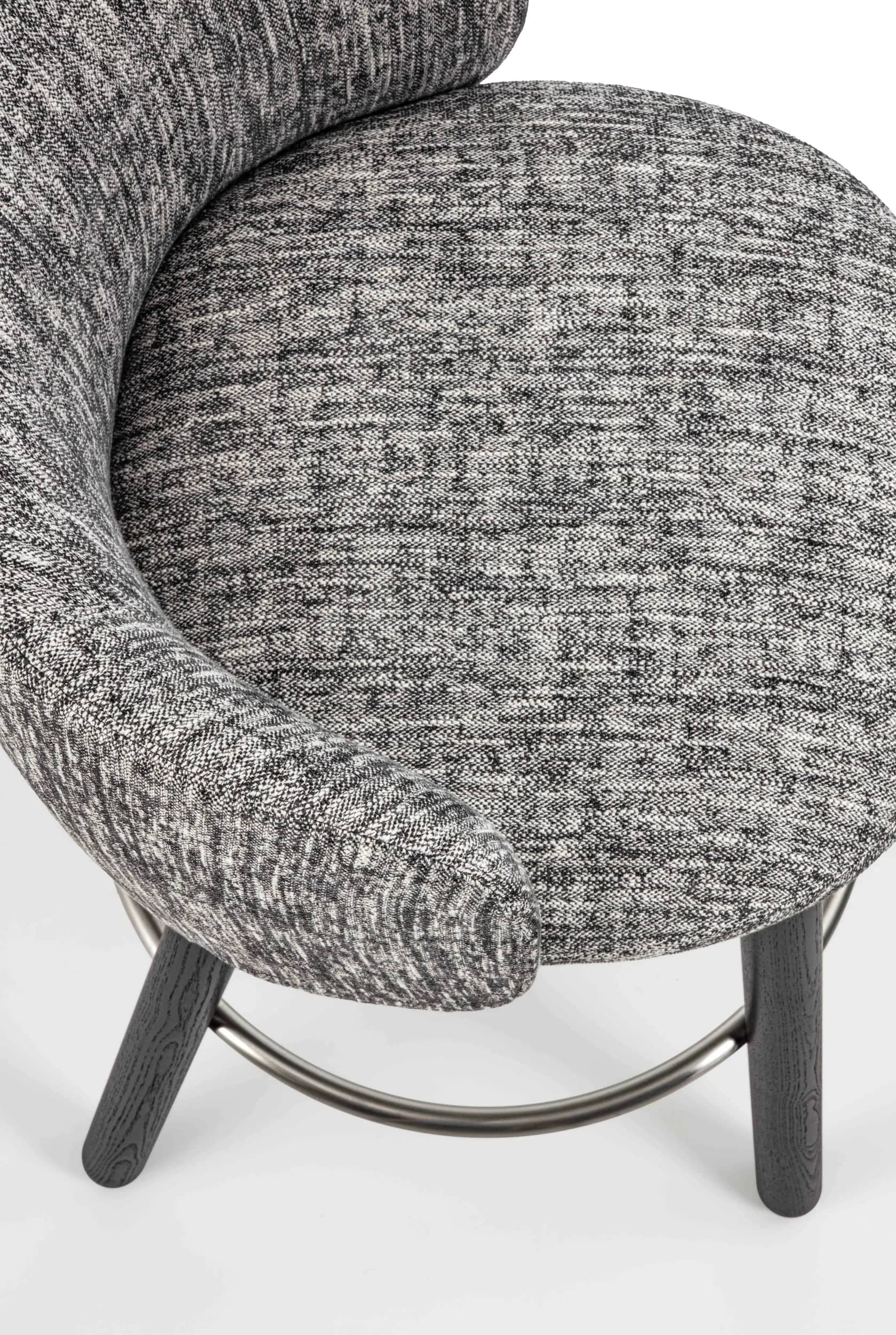 Sgabello con gambe Dune - dettaglio 2