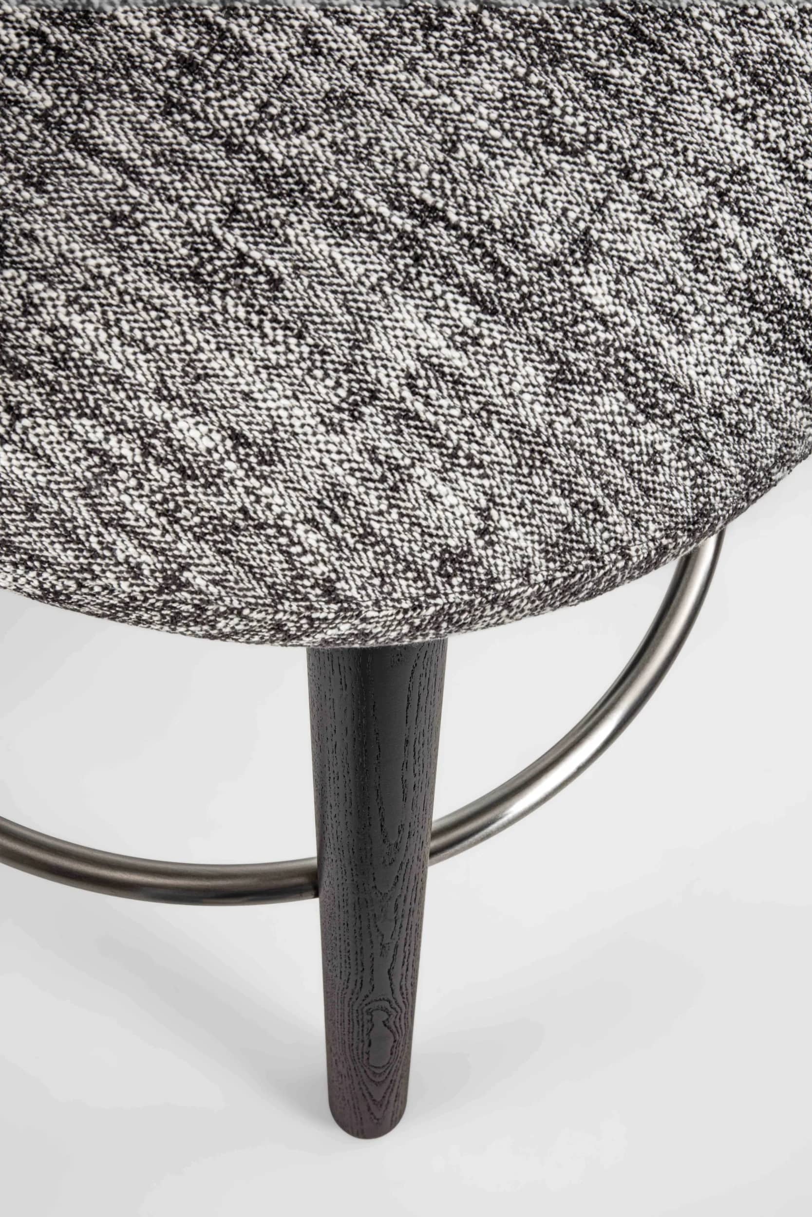 Sgabello con gambe Dune - dettaglio 3