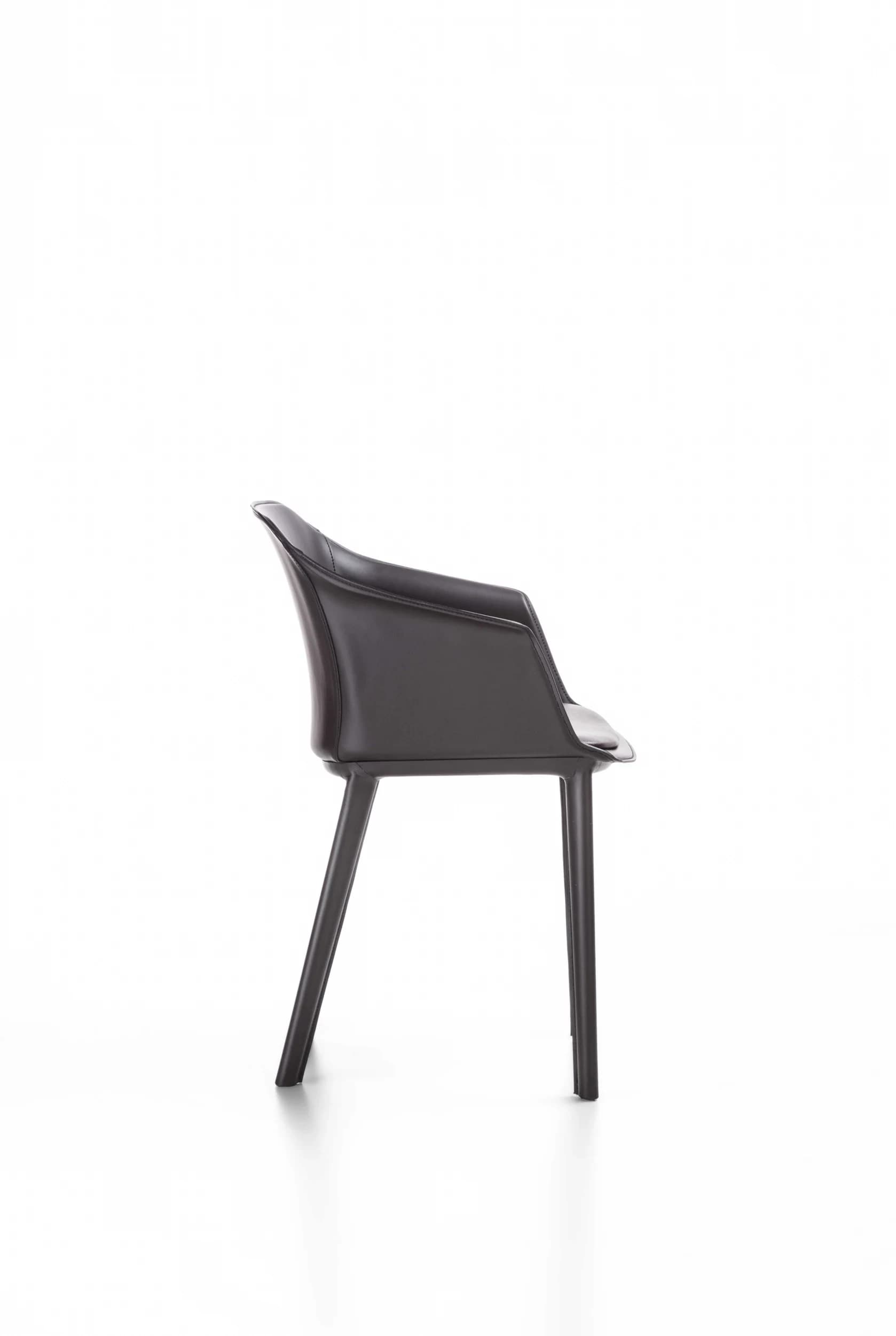 Sedia in cuoio Celine - vista 3