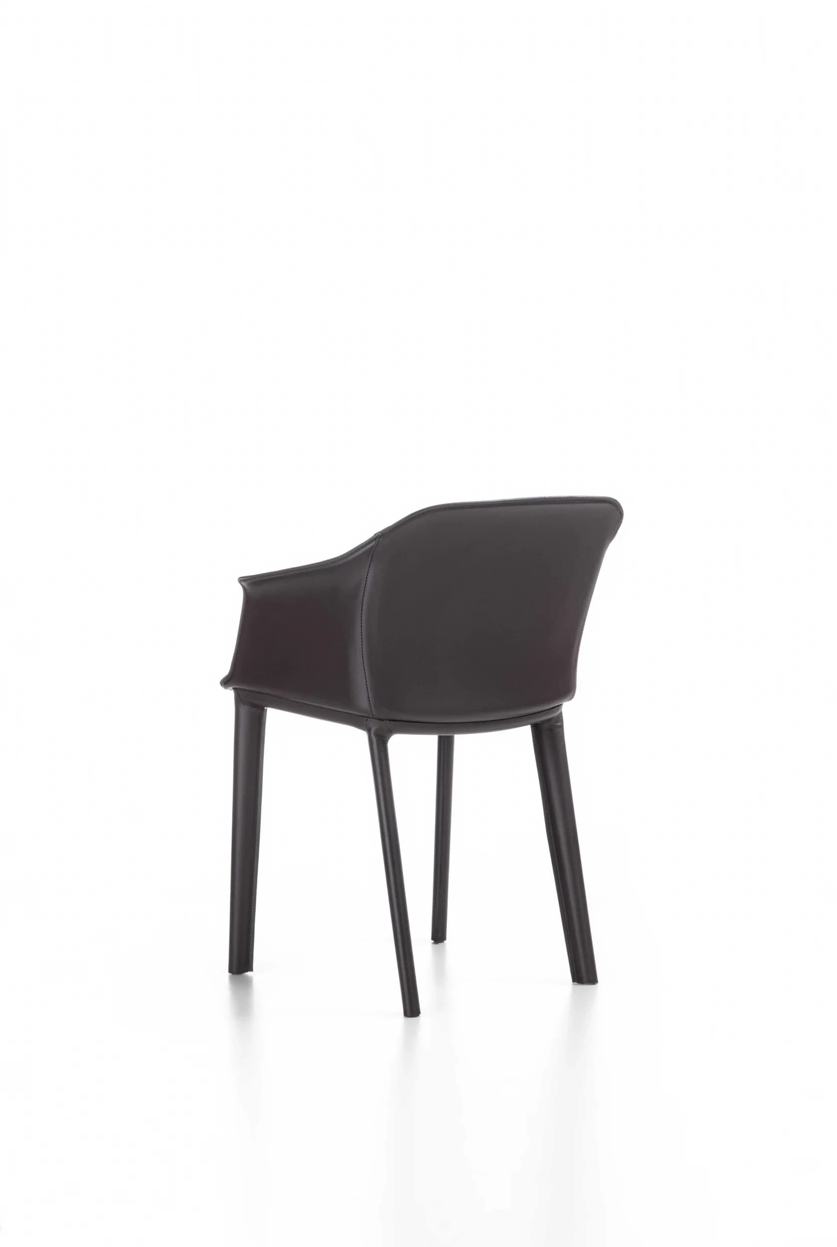 Sedia in cuoio Celine - vista 4