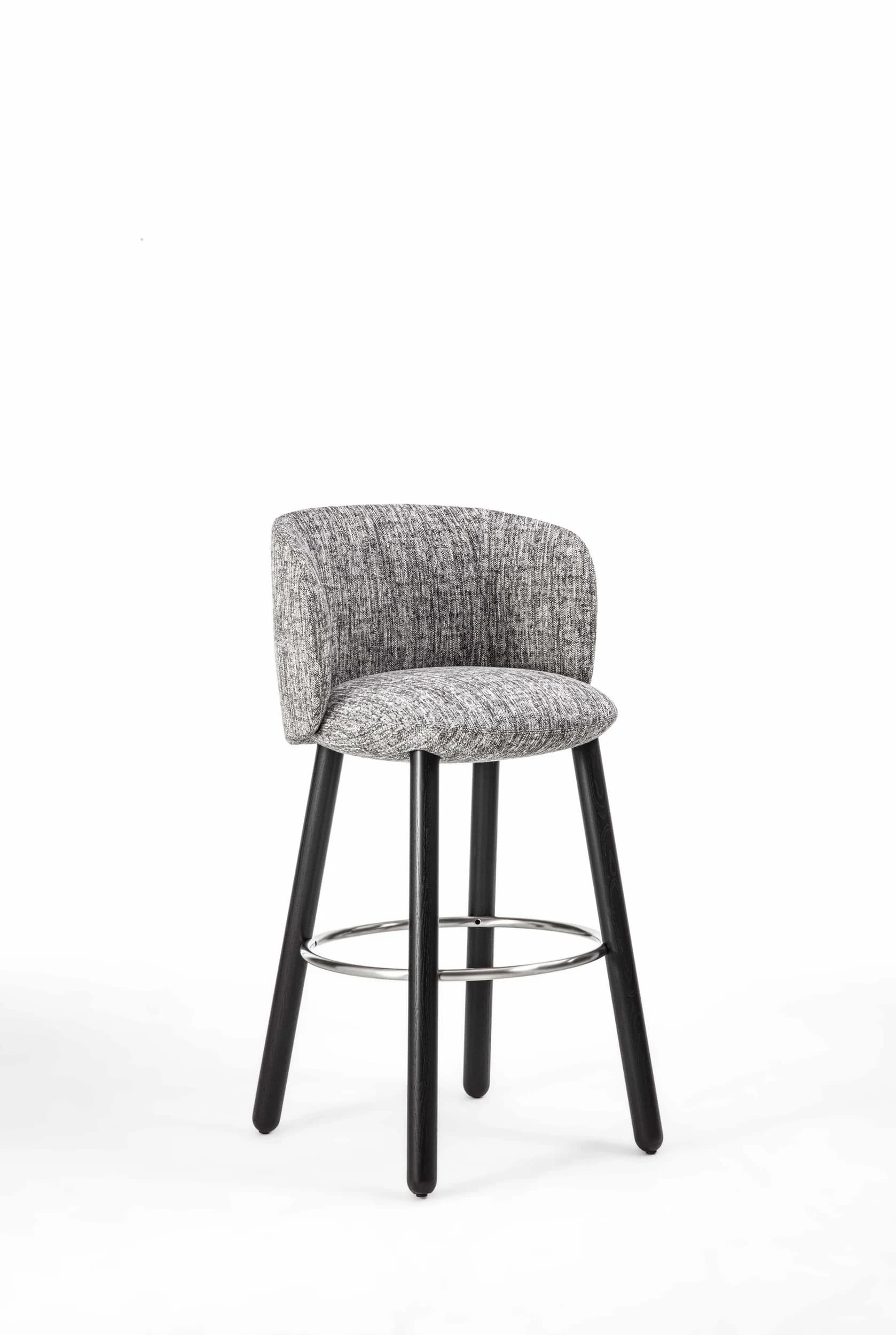 Sgabello con gambe Dune - vista 2