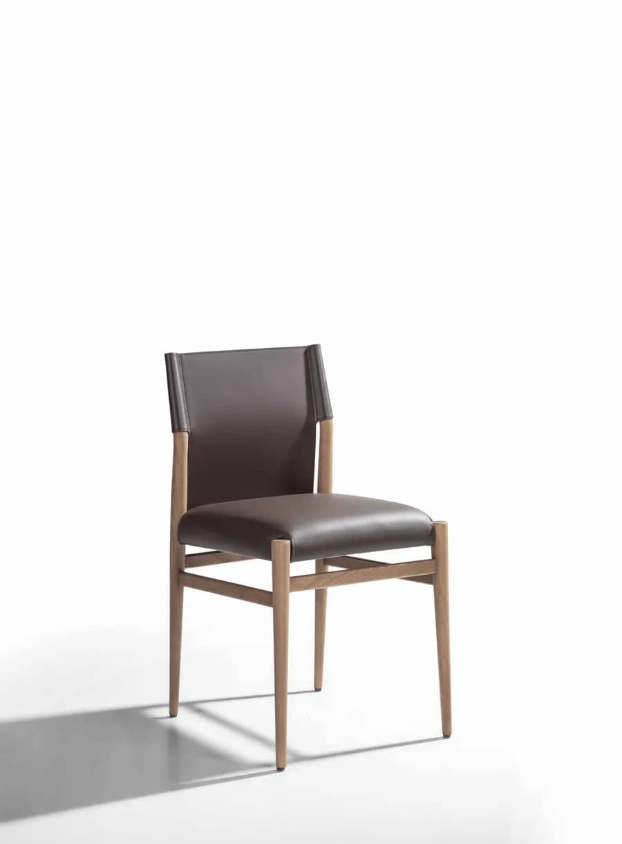 Sedia con sedile imbottito Kobe - vista tre quarti