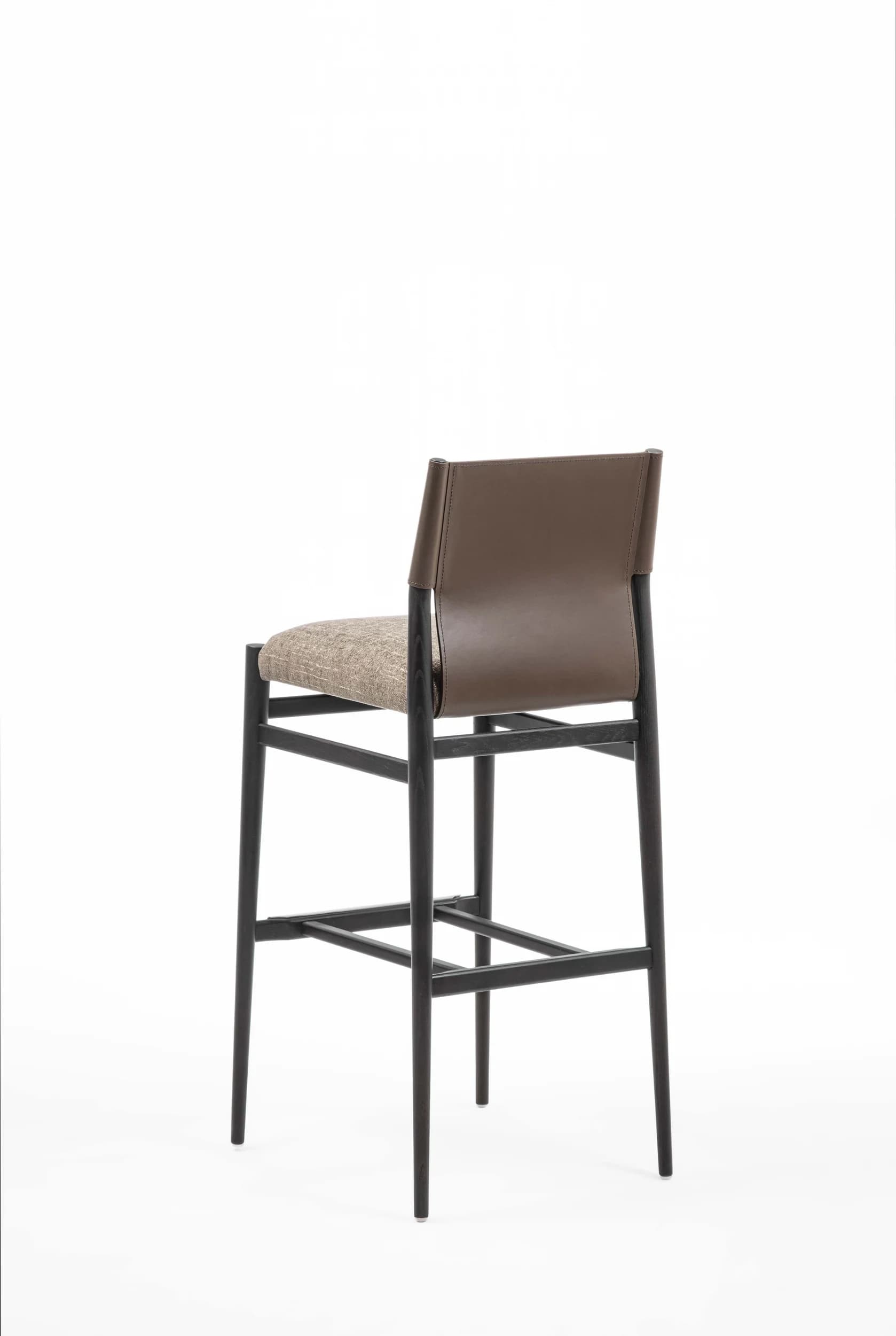 Sgabello con sedile imbottito Kobe - vista posteriore