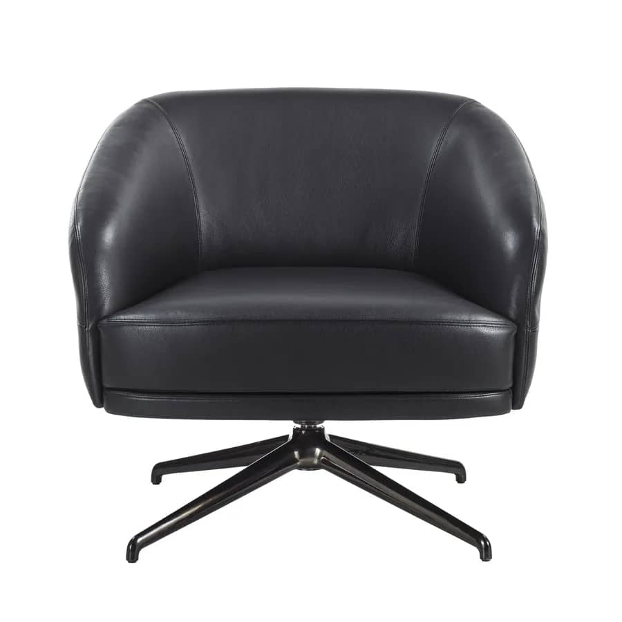 Neeva swivel armchair - front view