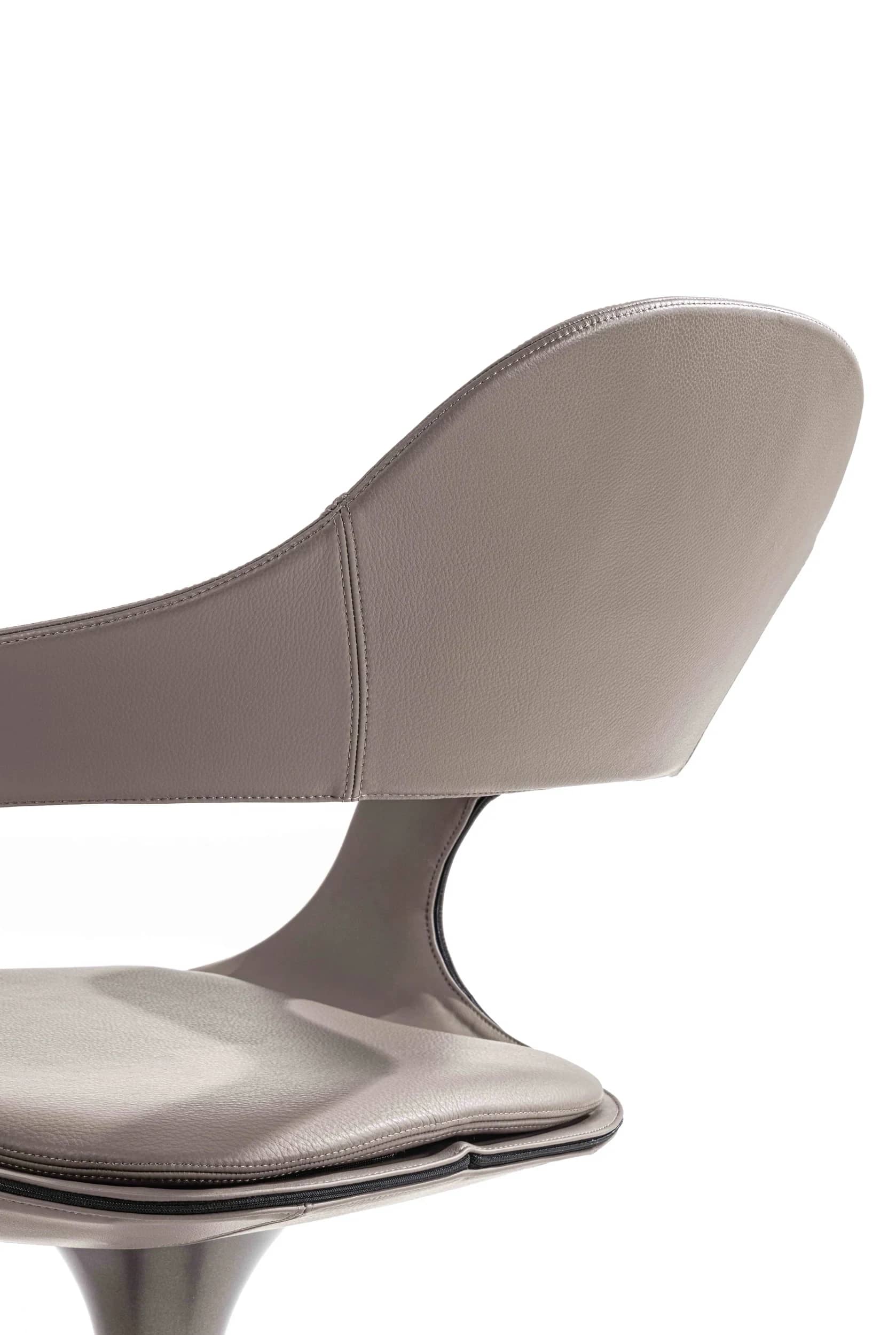 Sedia con schienale base girevole Velvet - dettaglio 2