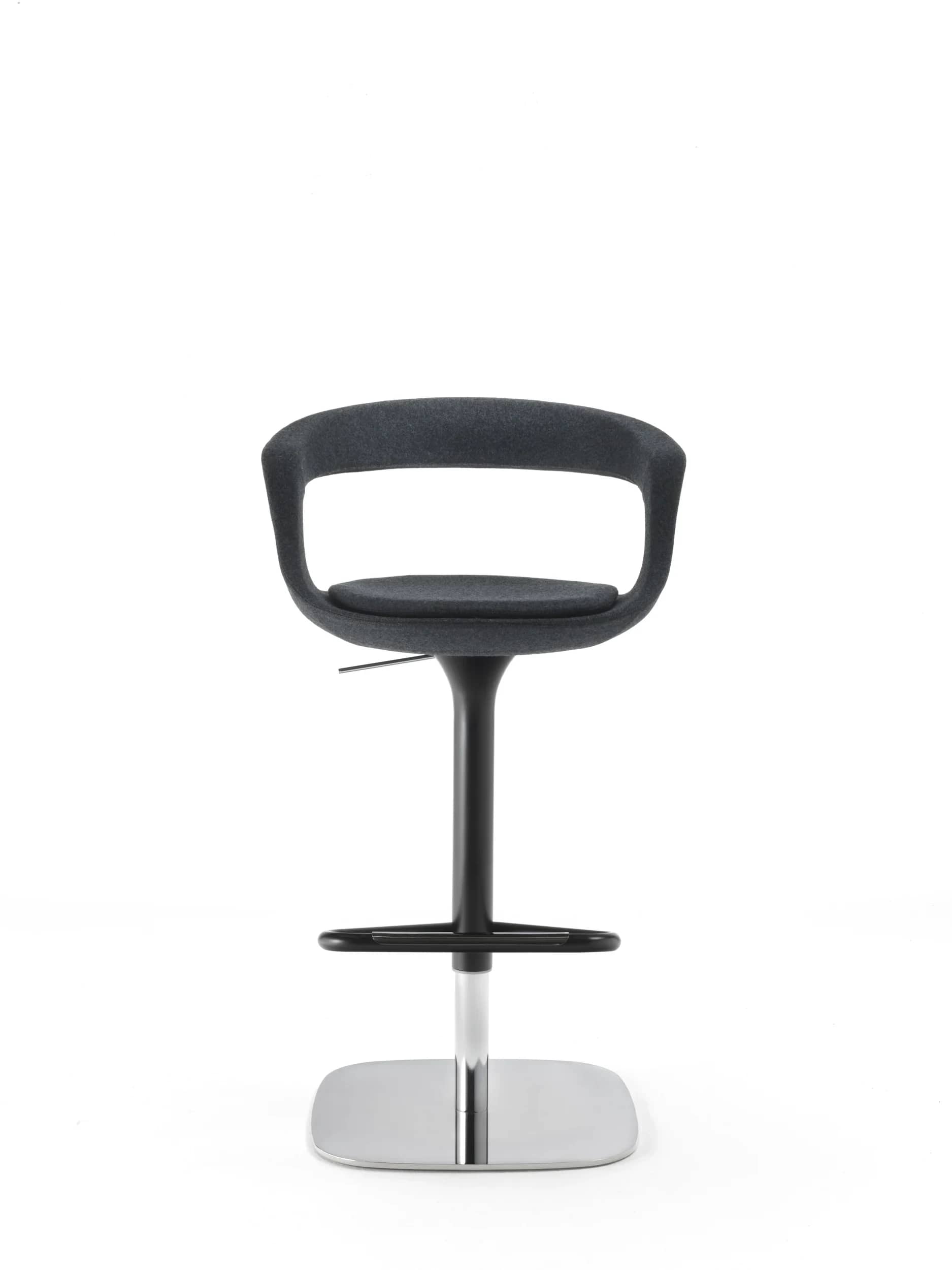 Sgabello base girevole Velvet - vista 3