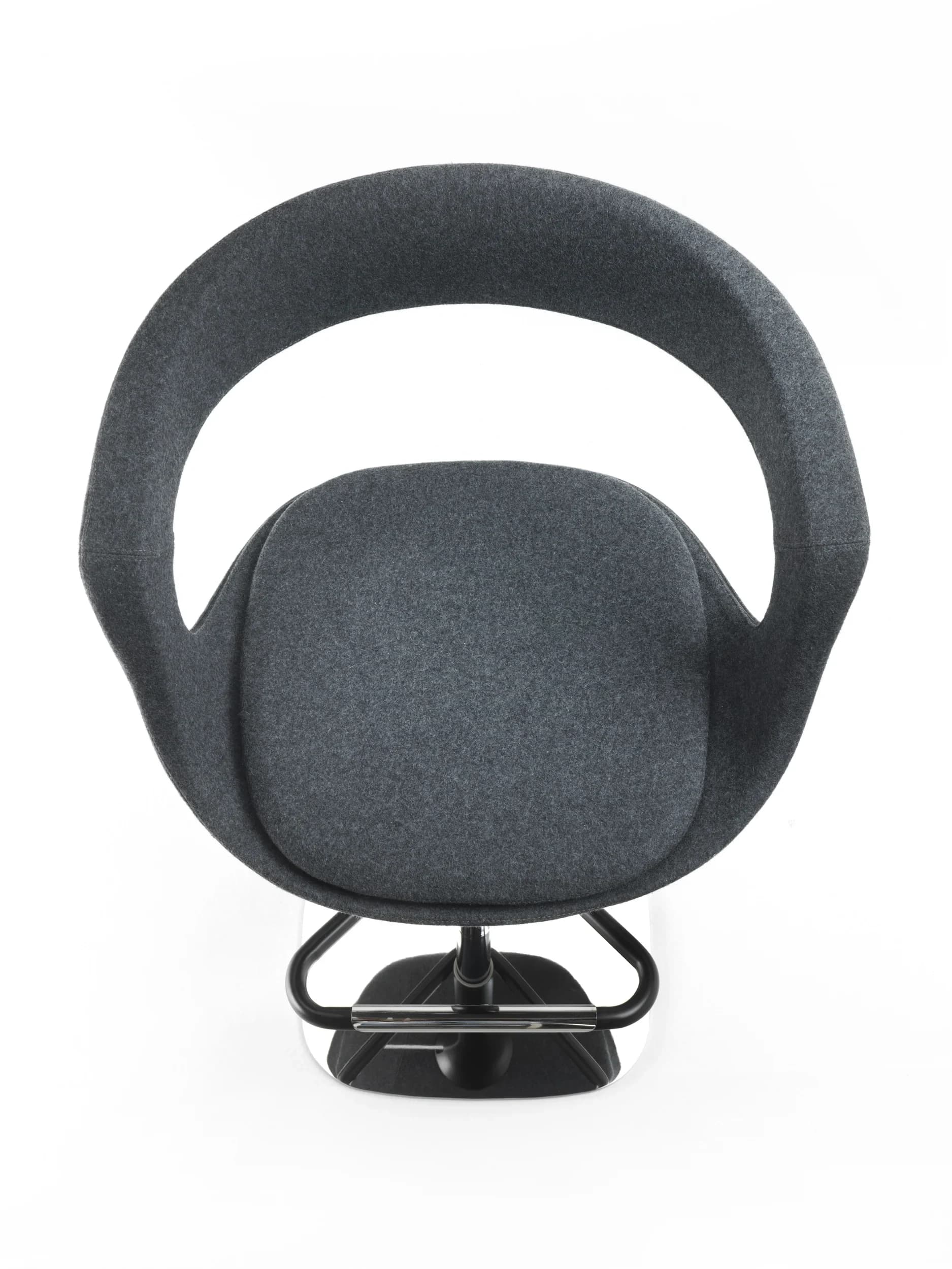 Sgabello base girevole Velvet - vista 4