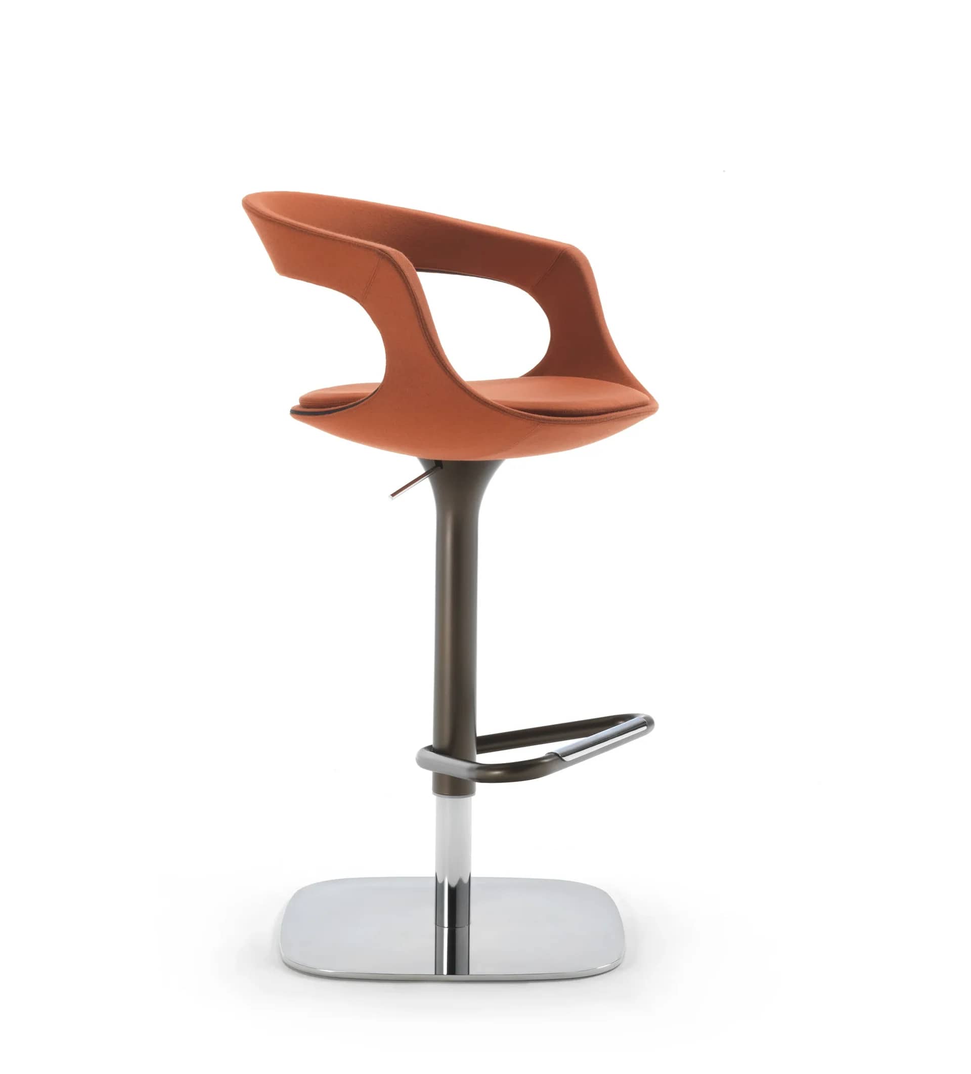 Sgabello base girevole Velvet - vista 1